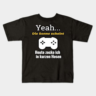 Gamer shirt for players Gambler saying t-shirt Kids T-Shirt